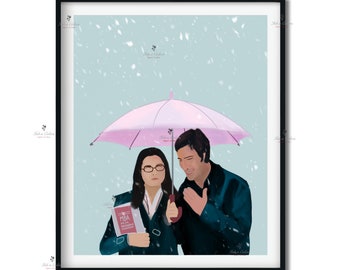 Bollywood Art,Kal Ho na Ho,, Indian Movie Wall Art, Hindi Classic Film Poster, Gift for movie lovers, Home Theater Decor, Desi Art Gift