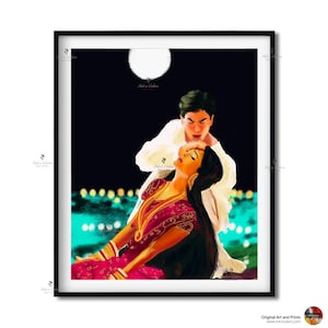 Bollywood Art,Devdas 2002,, Indian Movie Wall Art, Hindi Classic Film Poster, Gift for movie lovers, Home Theater Decor, Desi Art Gift