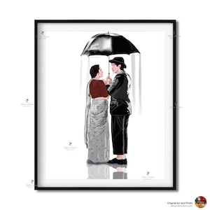 Bollywood movie Art-Sree420, Indian Movie Wall Art, Hindi Classic Film Poster, Gift for movie lovers, Home Theater Decor, Desi Art Gift