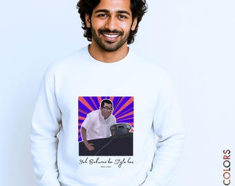 Felpa Desi con dialoghi di Baburao Bollywood • Magliette e felpe con cappuccio • Maglietta con grafica • Regali coordinati per gli amanti del cinema • Taglie per tutte le età