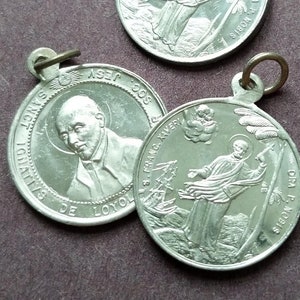 Francis Xavier, Hand-Painted Saint Medal, Xavier University in New