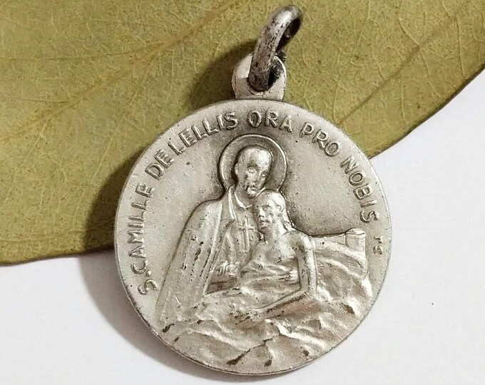 Signed St Camillus Medal Patron of Sick Hospitals Camille De Lellis
