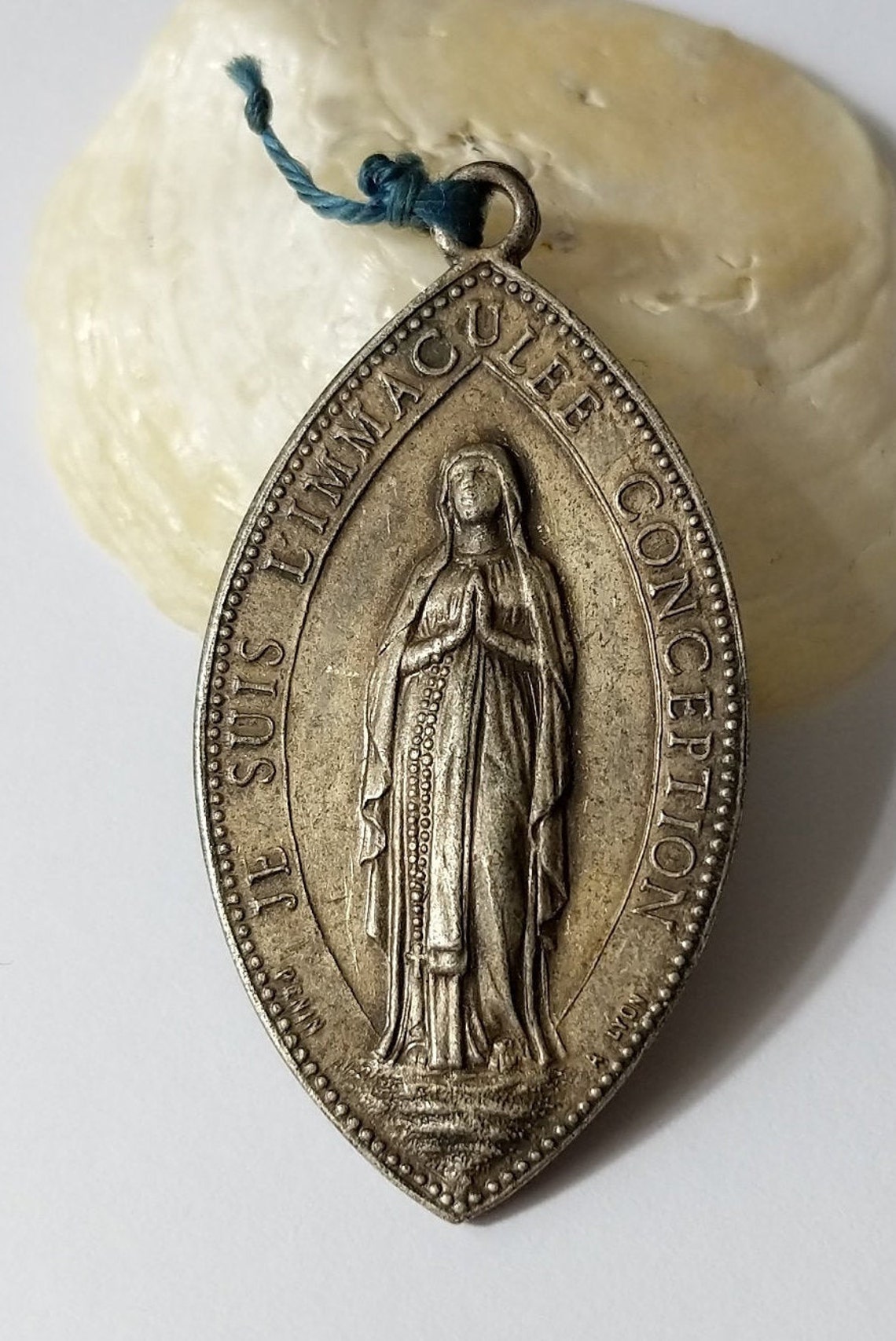 Je Suis Immaculee Conception Medal Penin A Lyon Signed Our Etsy Je Suis Immaculee Conception Medal Penin A Lyon Signed Our Etsy