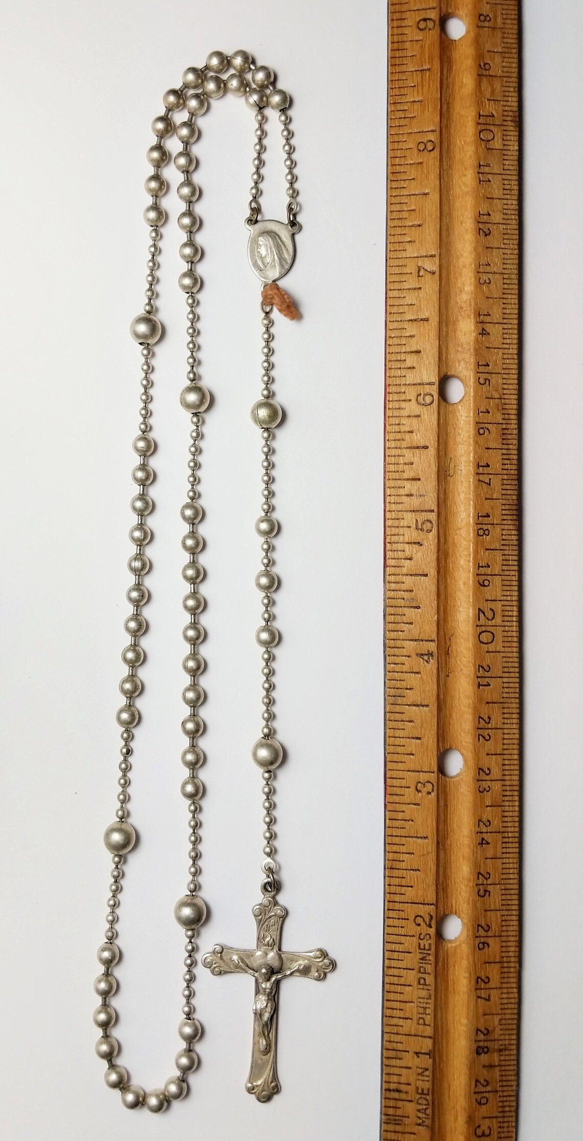 Vintage Pull Chain Rosary US Military WWI WWII Etsy