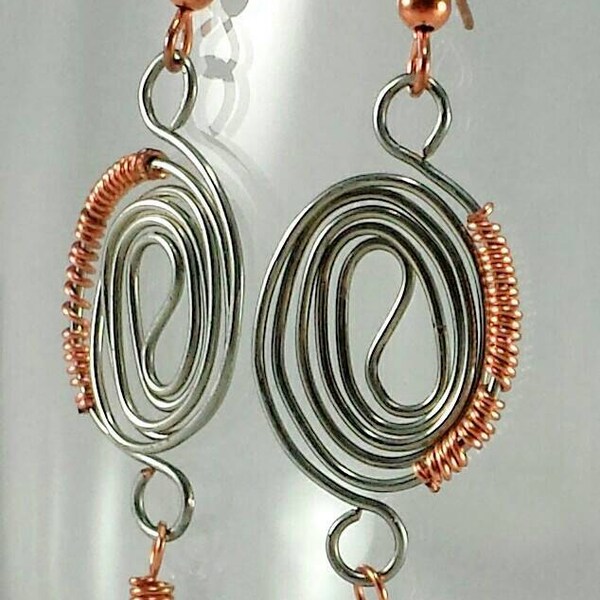 Coiled Wire Jewelry Etsy