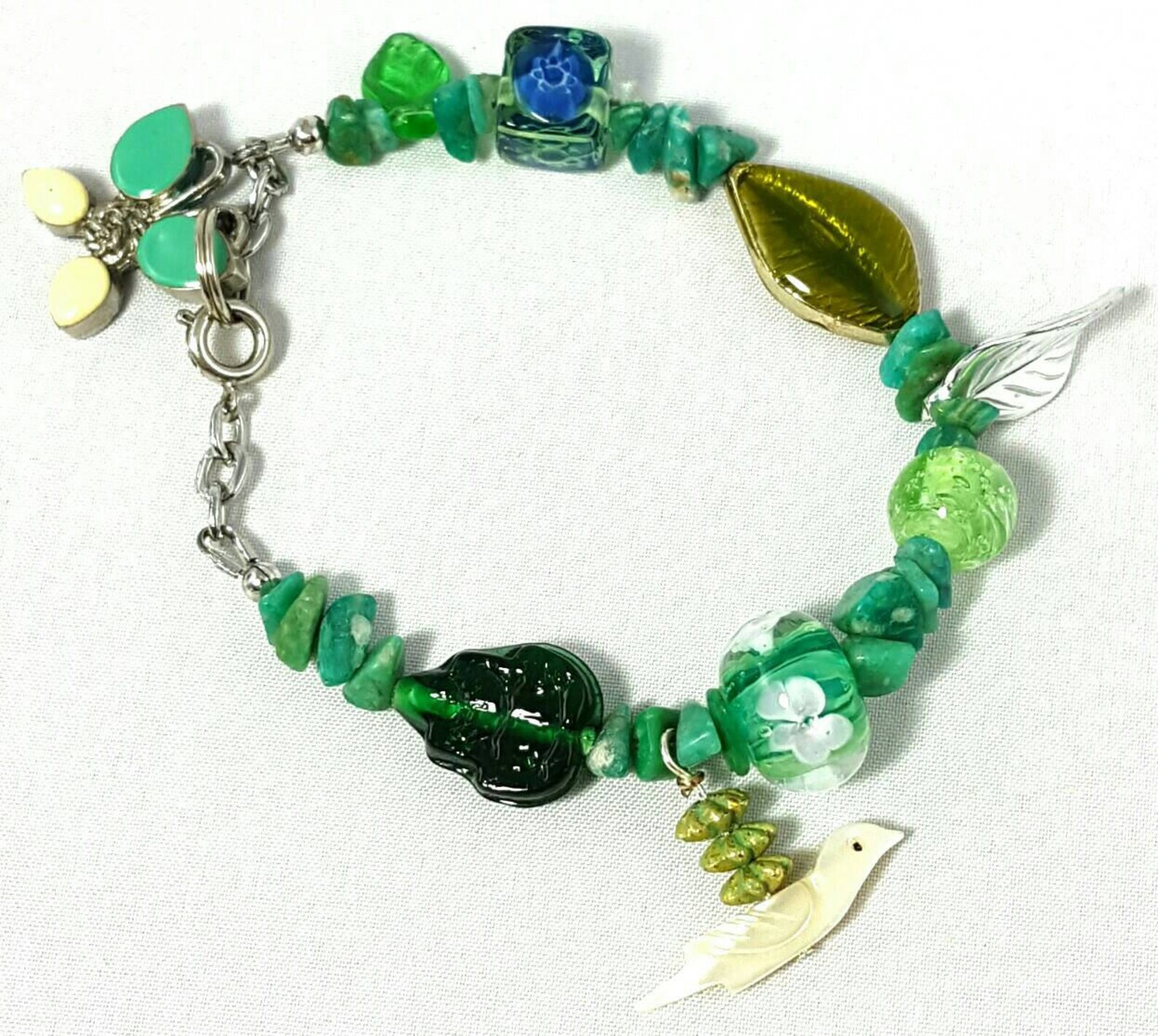 Garden Jewelry Set Mom Gift for Gardener Necklace Bracelet Etsy