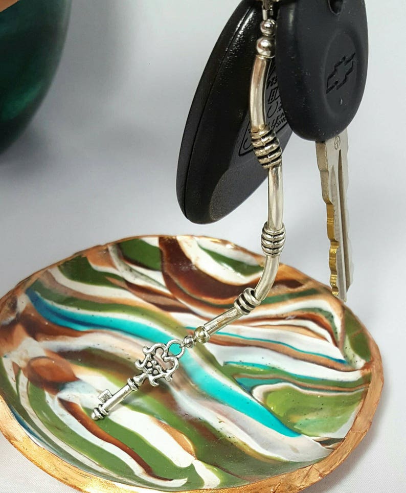 Key Keychain Key Holder Purse Tag Backpack Tag Zipper Pull Handmade