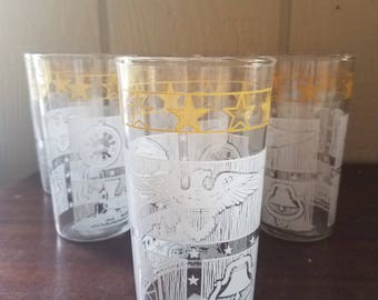 Set of 8 Eary American style Tumblers