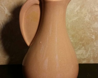 Taupe Pitcher Vase with Handle and Lid jp191