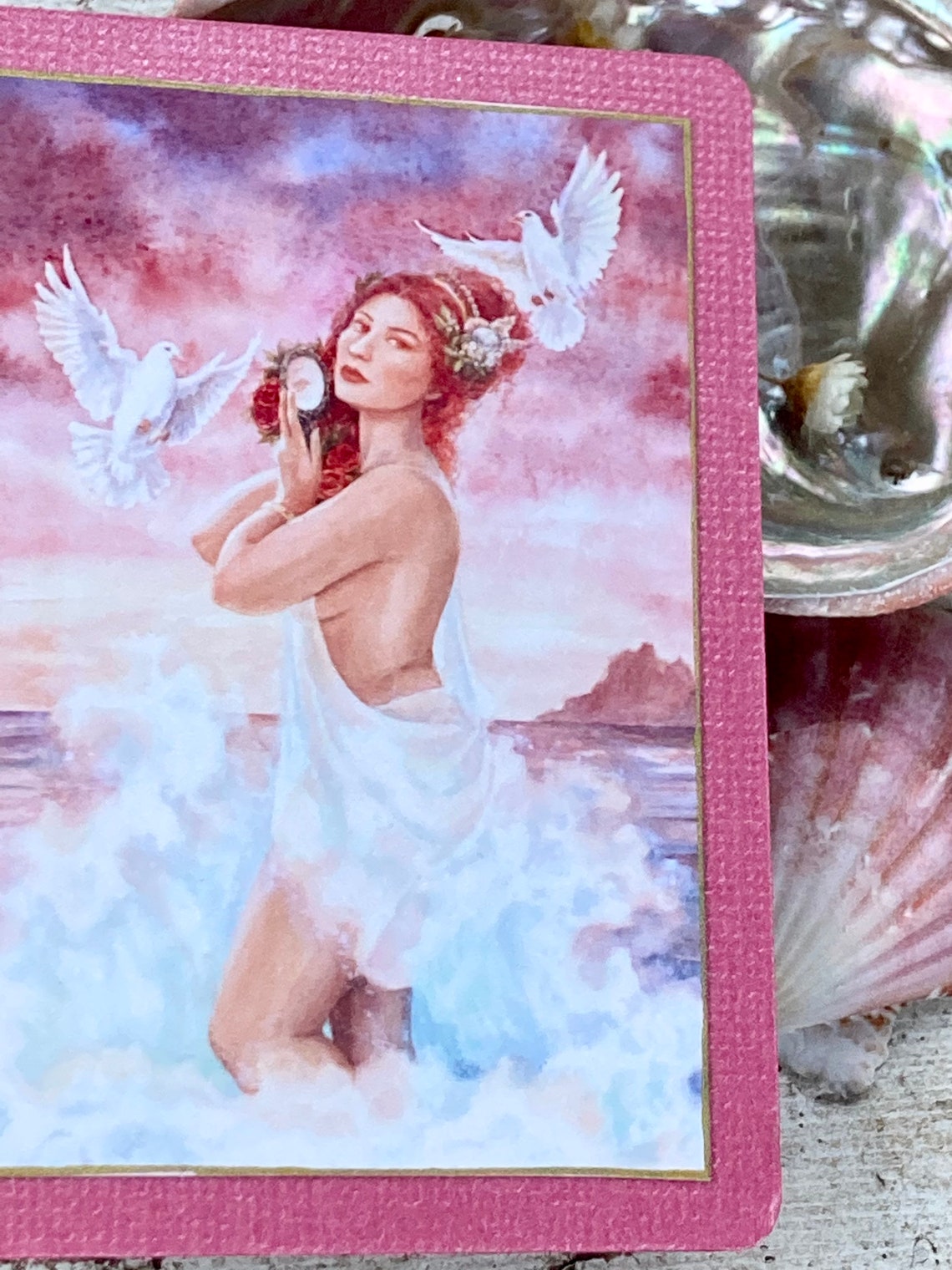 Aphrodite Altar Prayer Card Love Romance Spell Magic Goddess Etsy