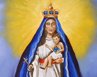 Our Lady of Charity, Our Lady of El Cobre, Cuban devotion, Virgin Mother, religious icon, religious art, Marian devotion