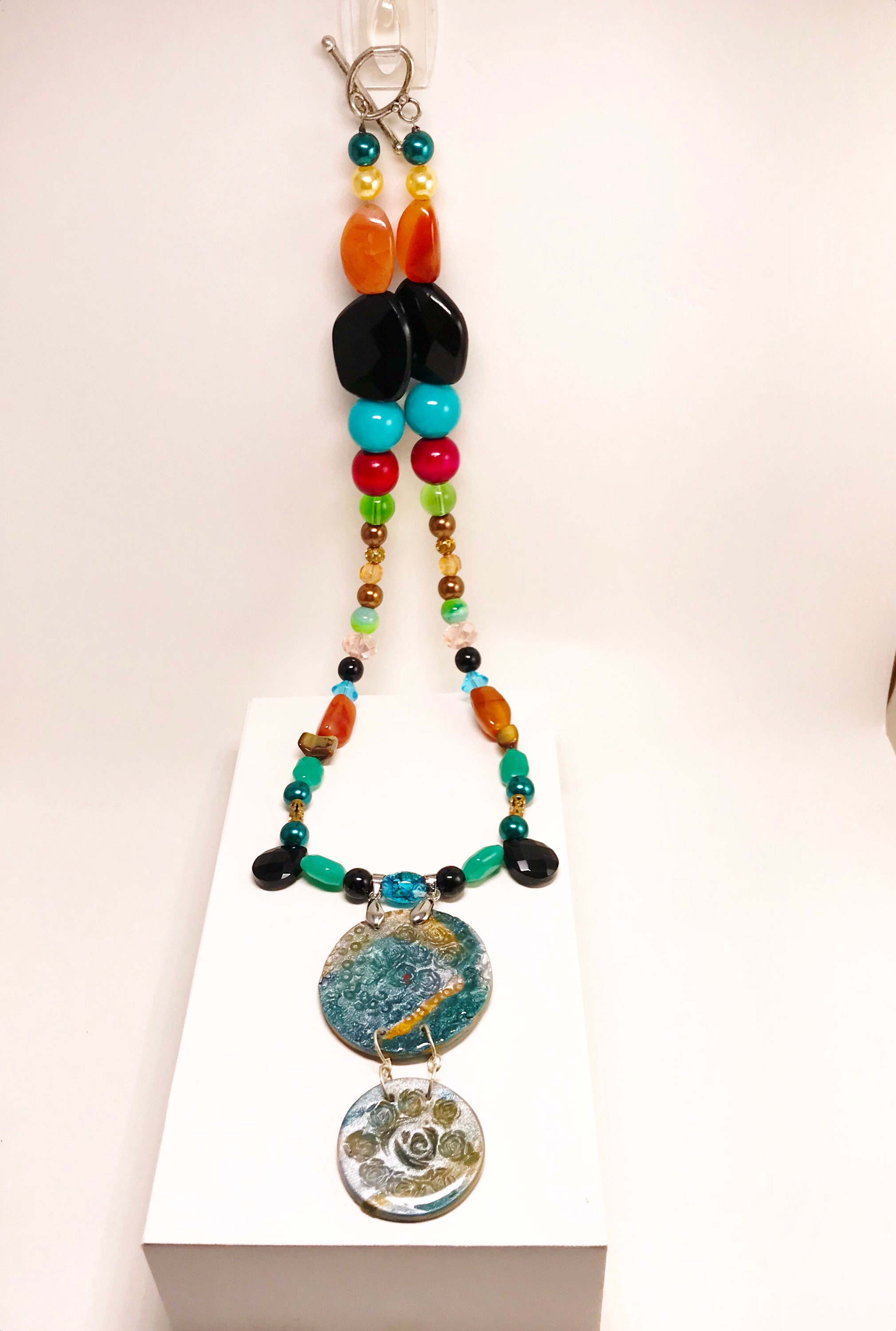 Rosé Luxe Layered Statement Necklace