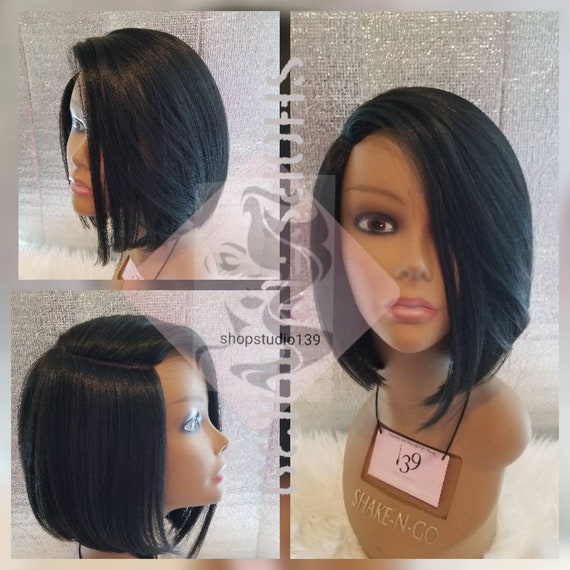 Beautiful Human Hair Bob With Deep Natural Side Part Available In Multiple Colors