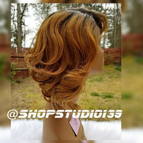 Tracy Human Hair Honey Blonde Ombre Lace Front 3 Tone Etsy
