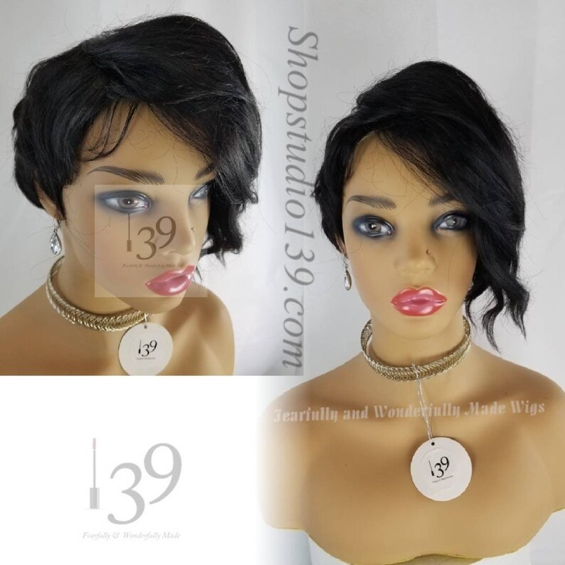 Kenny Is 100 Human Hair Short And Sassy Custom Cut Etsy