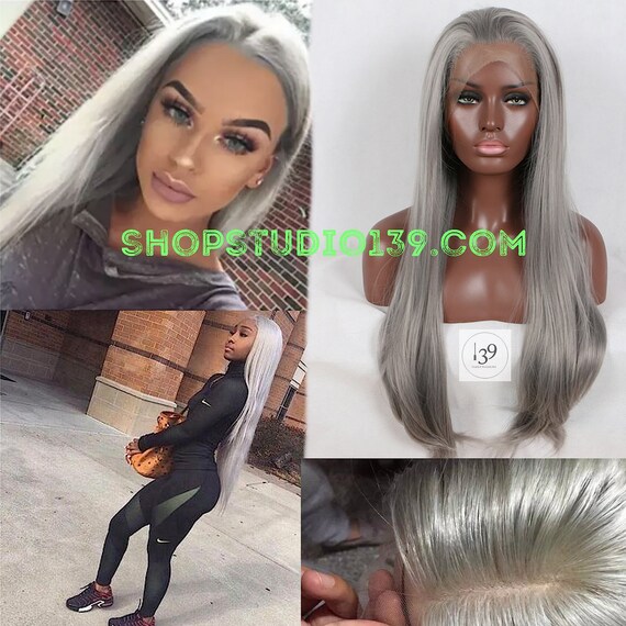 Celebrity Wowfactor Kardashian Style Silver Grey Platnuim Etsy