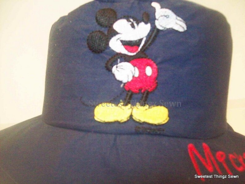 Bucket Hat/ Handmade Sun Hat/ Mickey Mouse Hat/ Disney Hat image 4