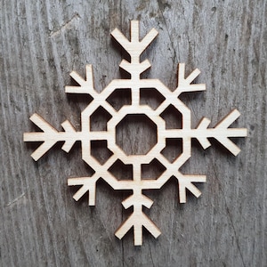 Schneeflocke Form, 3 "- 20", Schneeflocke Ausschnitt, Laser-Schnitt, unfertiges Holz, Ausschnittformen, Holzausschnitte, Schneeflockeausschnitte, Feiertagsformen