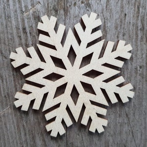 Schneeflocke Form, 3 "- 20", Schneeflocke Ausschnitt, Laser-Schnitt, unfertiges Holz, Ausschnittformen, Holzausschnitte, Schneeflockeausschnitte, Feiertagsformen