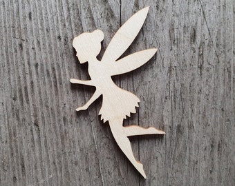 4x Sign Post Fairy 6cm Wood Craft Embelishments Laser Cut Shape MDF 