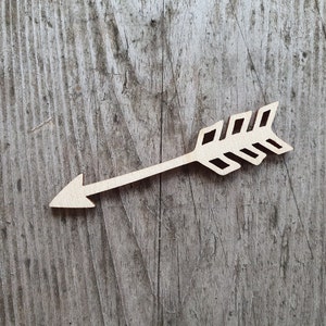 Arrow - Laser Cut Out Unfinished Wood Craft Shape ARW14 Arrow - Laser Cut Out Unfinished Wood Craft Shape ARW14