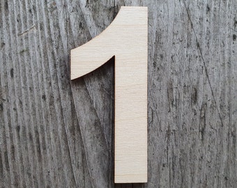 Wooden Numbers, Plywood Number Cutouts, Choose Your NUMBER! 0 - 9