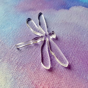 Acrylic DRAGONFLY Shape, Dragonfly Cutouts, Acrylic Dragonfly Blanks