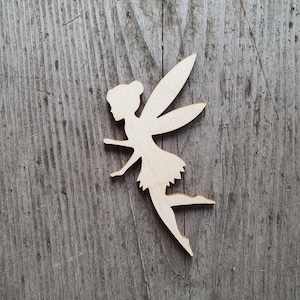 Wooden Fairy Shape for DIY Craft or Decoration Projects - Fairy Cutouts - Wood Fairy Blanks