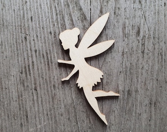 Wooden Fairy Shape for DIY Craft or Decoration Projects - Fairy Cutouts - Wood Fairy Blanks