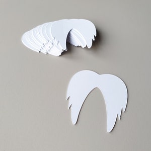 Ailes d'ange en papier, PLUSIEURS TAILLES, 20 pièces, découpes d'ailes d'ange, aile d'ange découpée, décorations d'ailes d'ange, découpe d'ailes d'ange