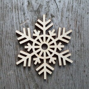 Schneeflocke Form, 3 "- 20", Schneeflocke Ausschnitt, Laser-Schnitt, unfertiges Holz, Ausschnittformen, Holzausschnitte, Schneeflockeausschnitte, Feiertagsformen