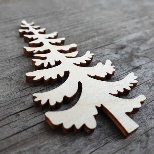 Wood Christmas Tree Cutout Wooden Christmas Tree Shape Etsy