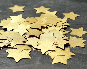 Paper stars, Star cutouts, CHOOSE SIZE, Star baby shower, Star decorations, Gold paper stars, Twinkle twinkle little star baby shower
