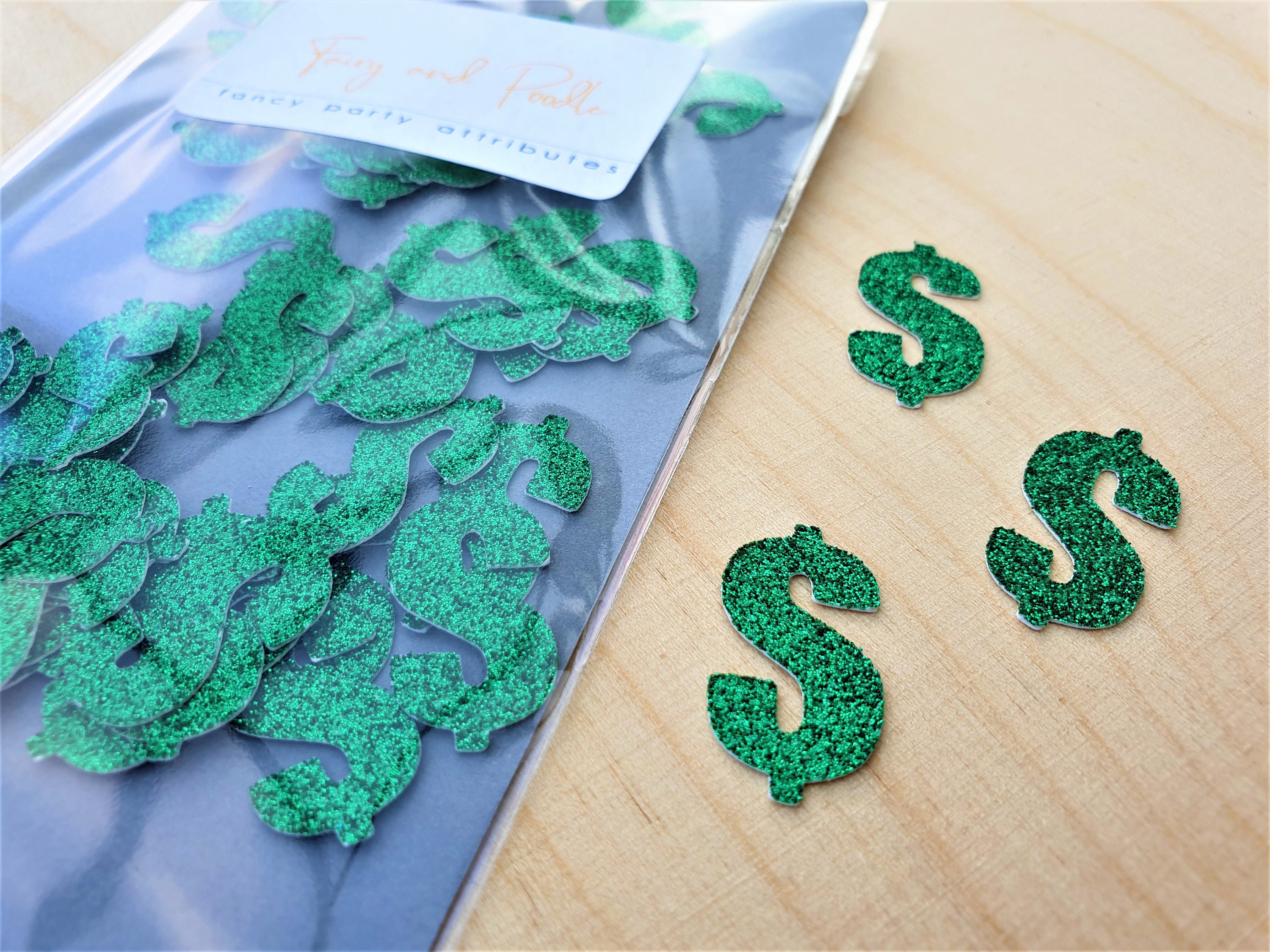 Dollar Sign Confetti Money Confetti 50pcs Casino Party Etsy