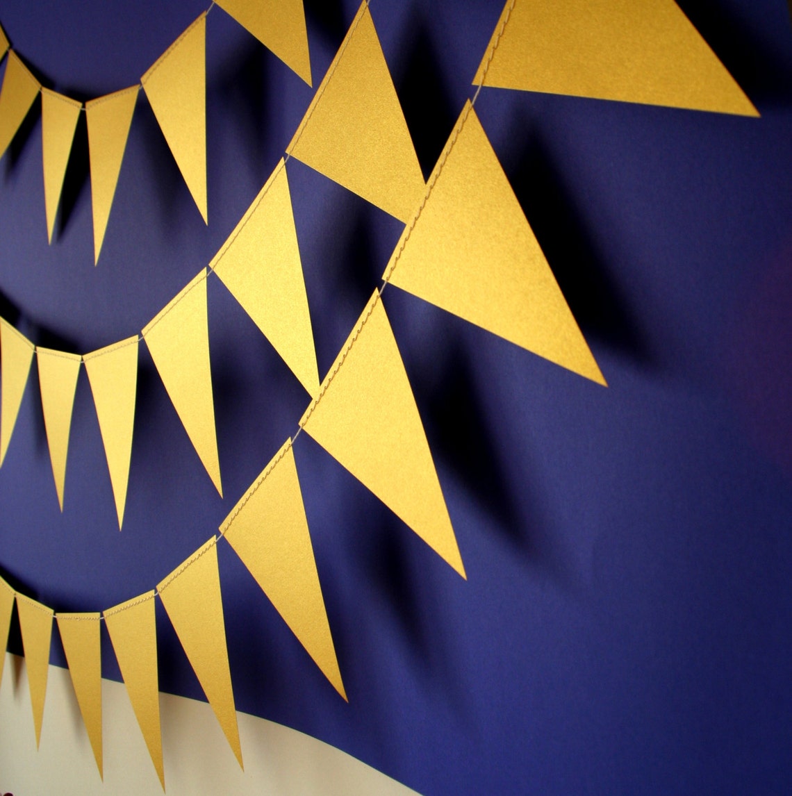 Triangle Garland Triangle Bunting Flag Garland Geometric Etsy