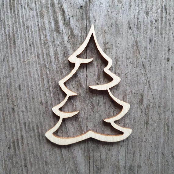 Christmas Tree Outline Shape 3 20 Christmas Tree Wooden Cutouts Wood Cut Out Shapes for Holiday Crafts and Decorations Etsy