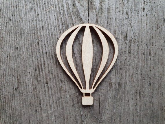 Hot Air Balloon Shape, MULTIPLE SIZES, Hot Air Balloon Cut Out, Unfinished Wooden  Shapes for Crafts and Decorations, Laser Cut Shapes 