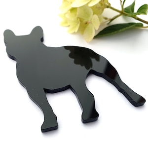 Acrylic French Bulldog Shape, Dog Cutouts, Acrylic French Bulldog Blanks, Choose SIZE and COLOR!