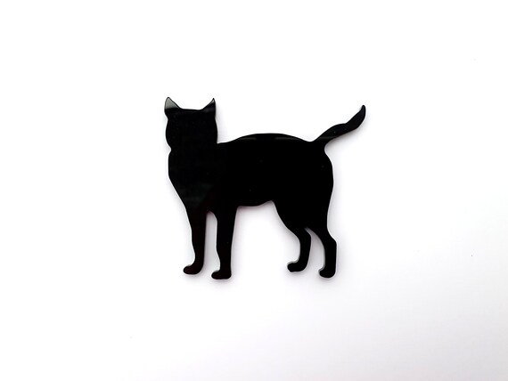 Black Acrylic Cat Shape 2 20 Black Cat Cutout - Etsy Black Acrylic Cat Shape 2 20 Black Cat Cutout - Etsy