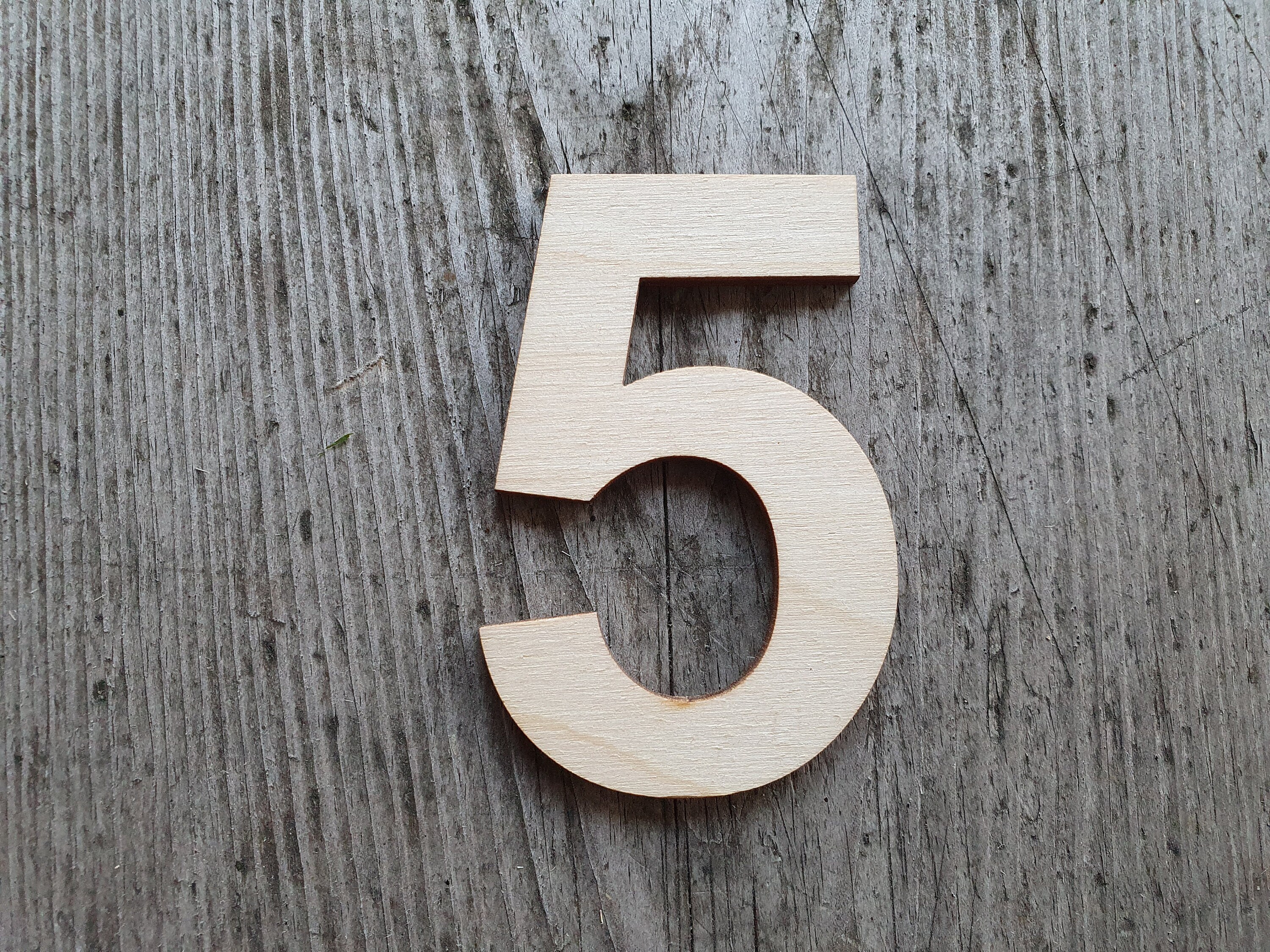 Custom Wood Numbers Unfinished Wooden Numbering Small to Large Sizes  Premium Wooden Numbers Single Laser Cut Wood Numbers 