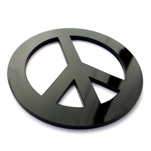 Acryl PEACE Zeichenform, Peace Zeichen Ausschnitte