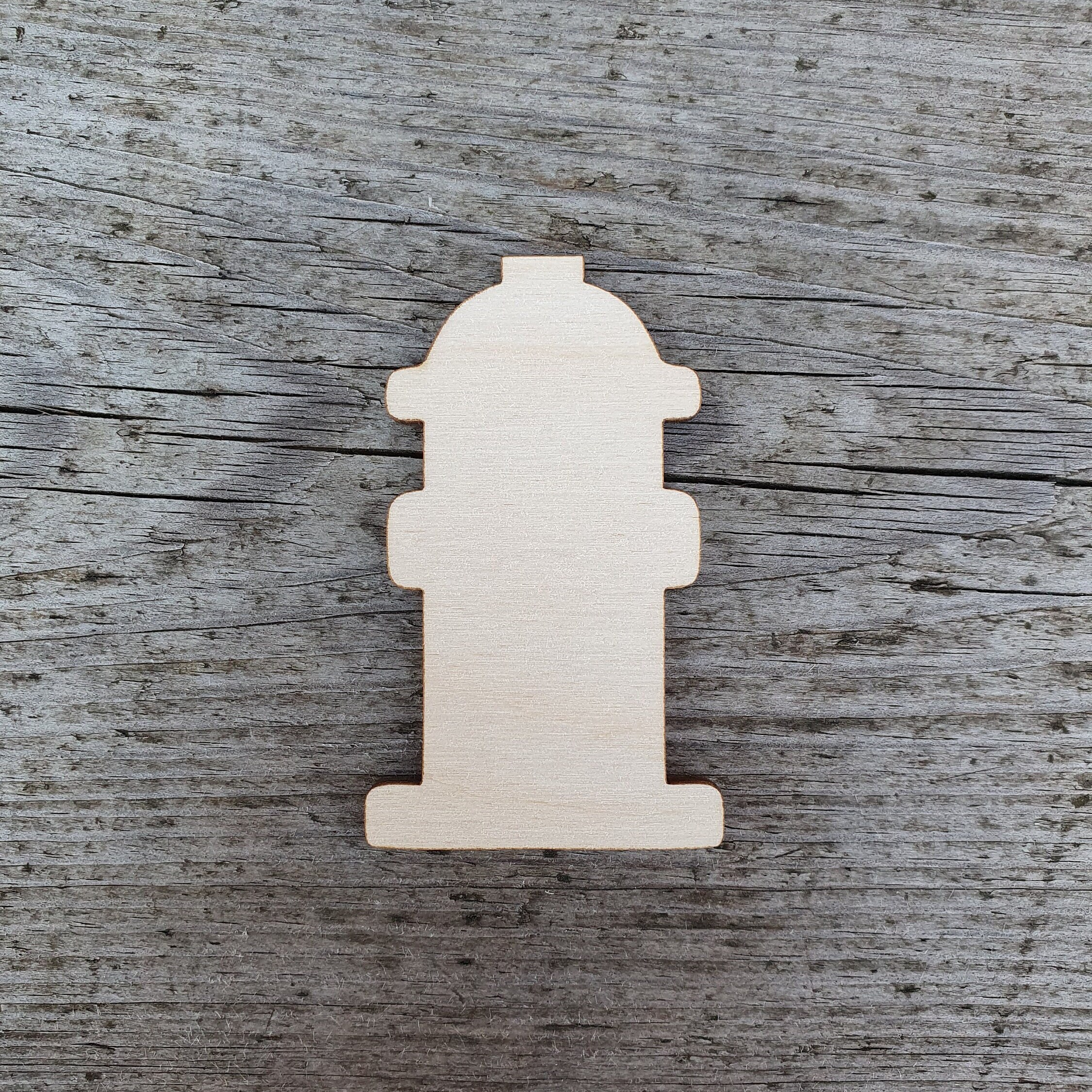 Building Fire Hydrant - Laser Cut Out Unfinished Wood Craft Shape BLD80 Building Fire Hydrant - Laser Cut Out Unfinished Wood Craft Shape BLD80