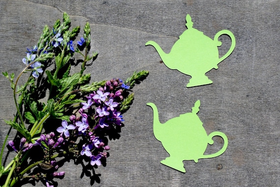 Alice In Wonderland Party Decorations Tea Pot Cut Outs Etsy