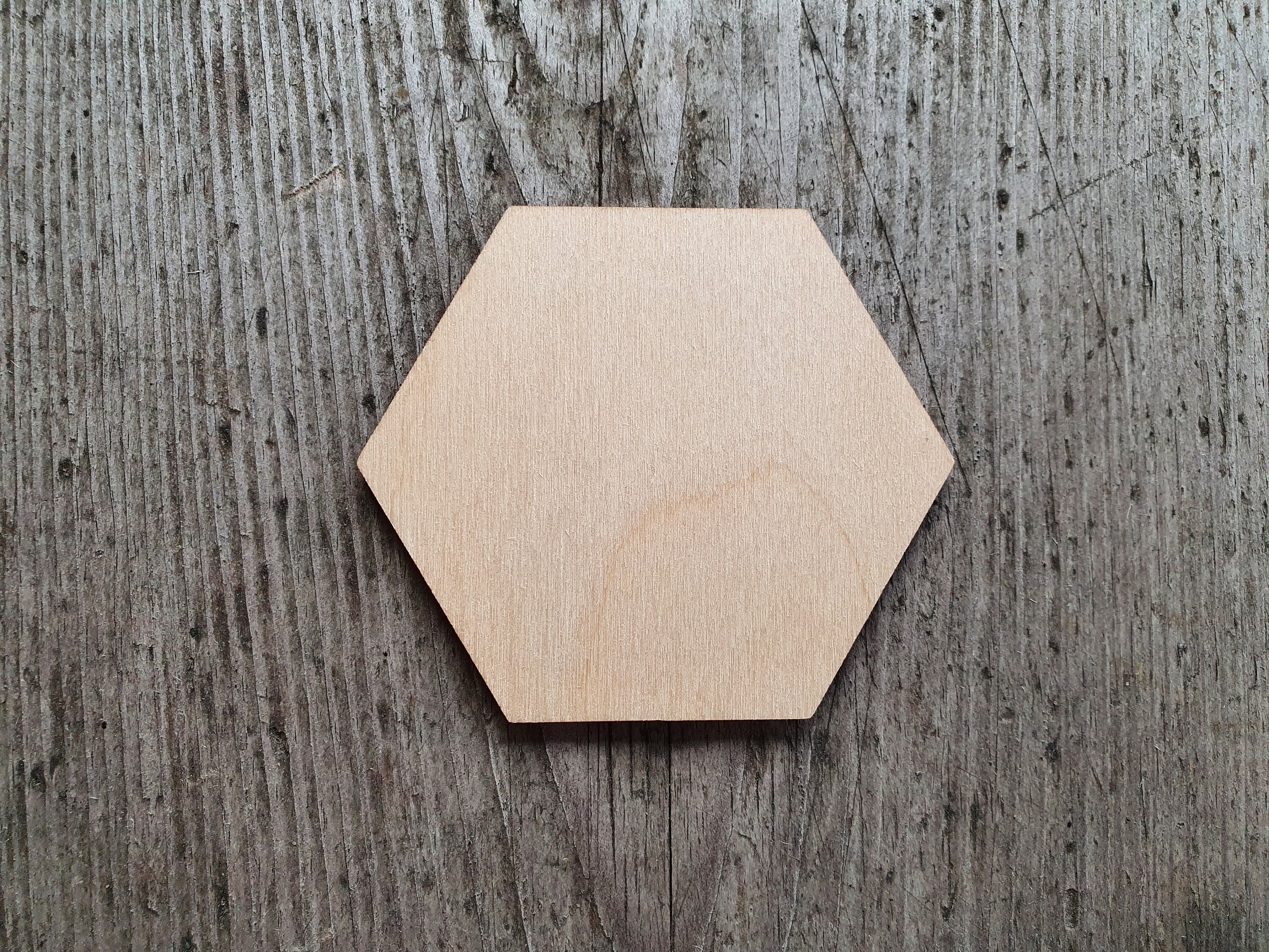 Hexagon Shape 3 20 Laser Cut Hexagon Cut Out Etsy UK