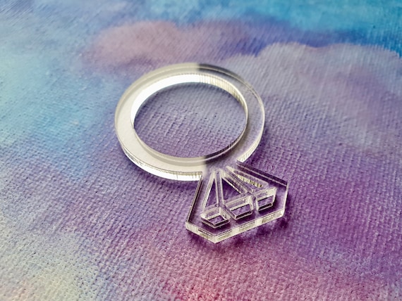 Acrylic ring hotsell blanks