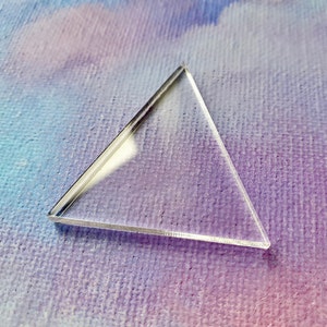 Acrylic Triangle Blanks, Acrylic Triangle Cutouts, Triangle Shape