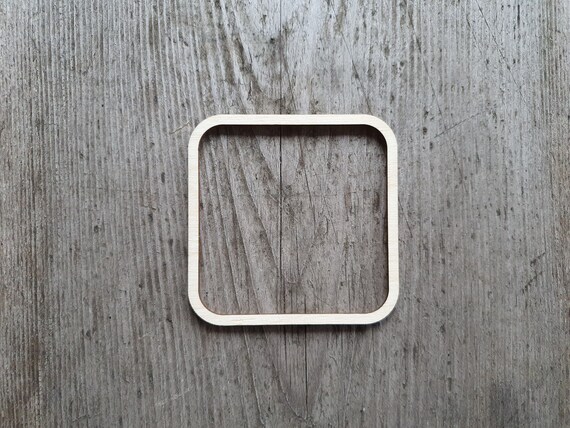 Wood on sale square cutouts