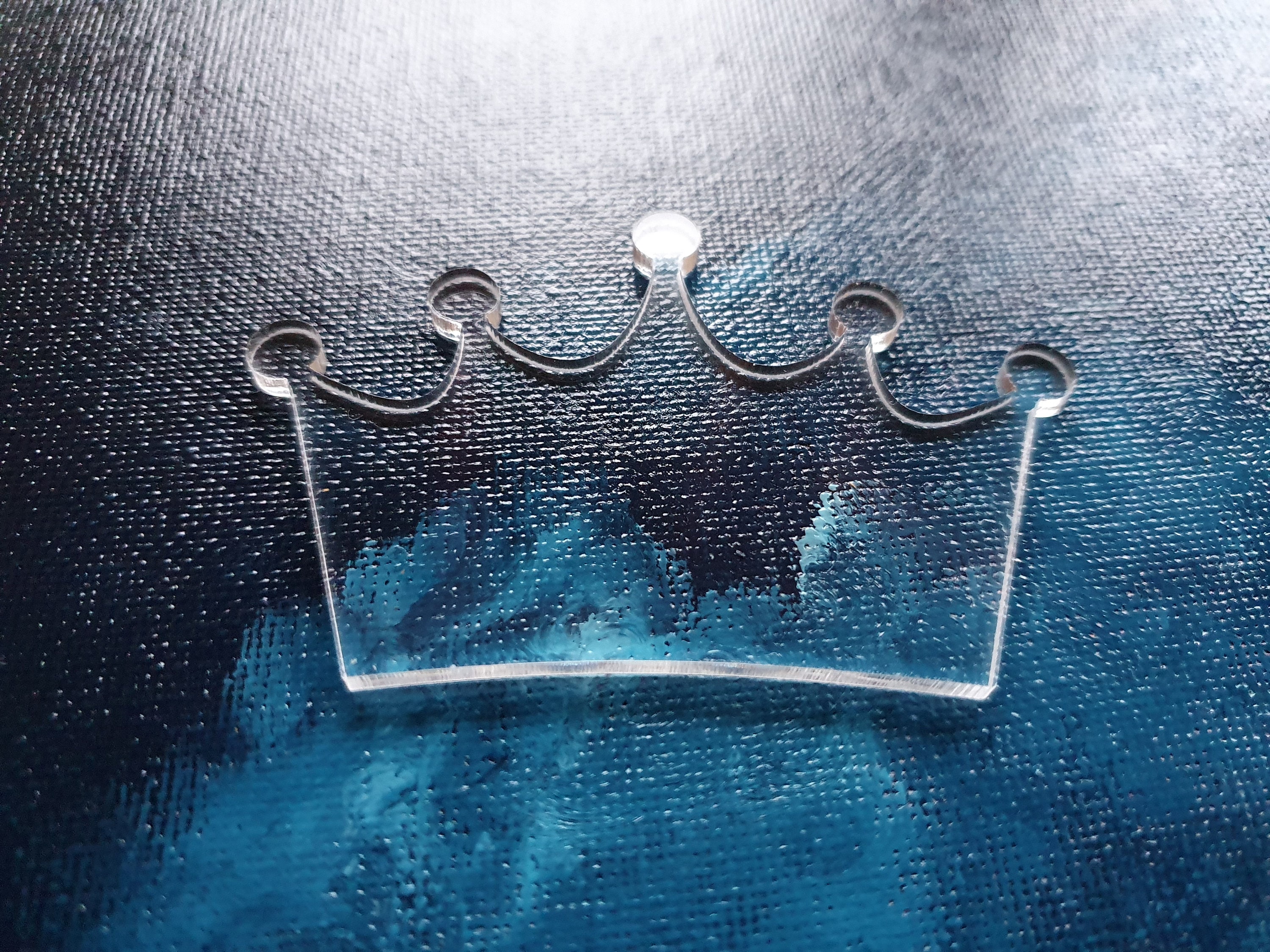 Acrylic crown shape 3 20 Acrylic crown blanks Etsy