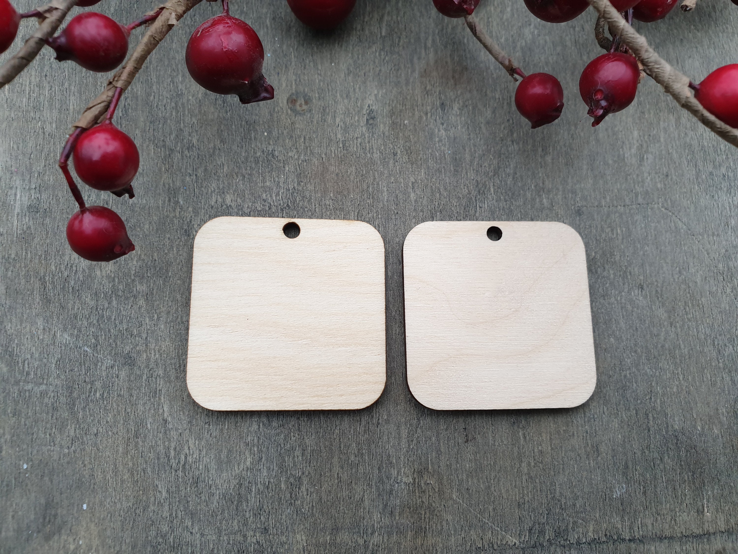 Wooden Earring Blanks 10 50 or 100 Pcs Wood Earring Pieces Etsy