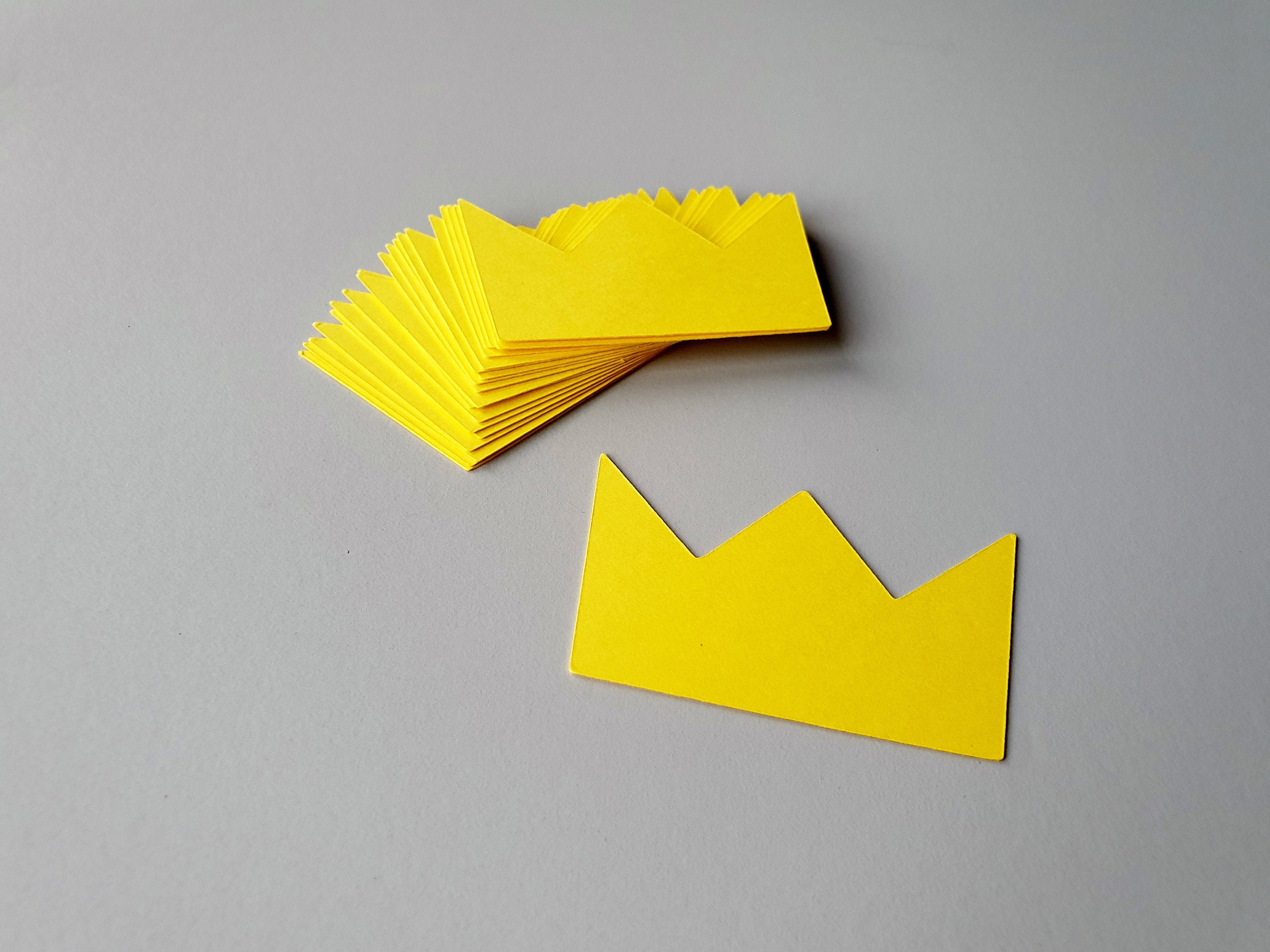 Paper Crowns MULTIPLE SIZES 20 Pieces Crown Die Cuts Paper Etsy